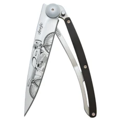 Deejo 37gTattoo Ebony Wood Café Racer