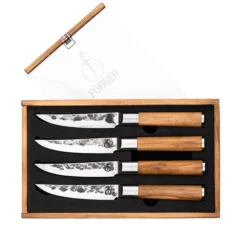 Olive Forged Steakmessenset 4 Stuks -Aanbiedingen BBQ Plezier Winkel image 1657