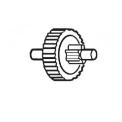 F-Dick Double Spur Gear Stainless