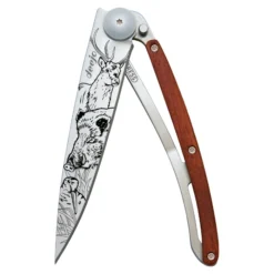 Deejo Tattoo 37g Coral Wood Hunting Scene