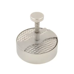 RVS Hamburgerpers Met Structuurblad Ø 110mm