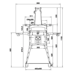 Fikki Outdoor Oven Compact 'De Luxe' -Aanbiedingen BBQ Plezier Winkel image 482