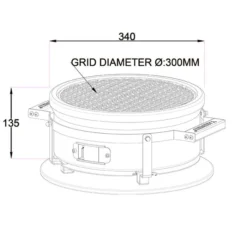 Yakiniku Ronde Shichirin Teppanyaki- & Hibachi Grill -Aanbiedingen BBQ Plezier Winkel image 526