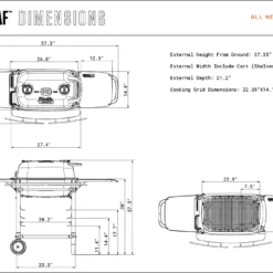 The Original PK300AF Grill&Smoker Graphite Franklin Edition -Aanbiedingen BBQ Plezier Winkel image 77
